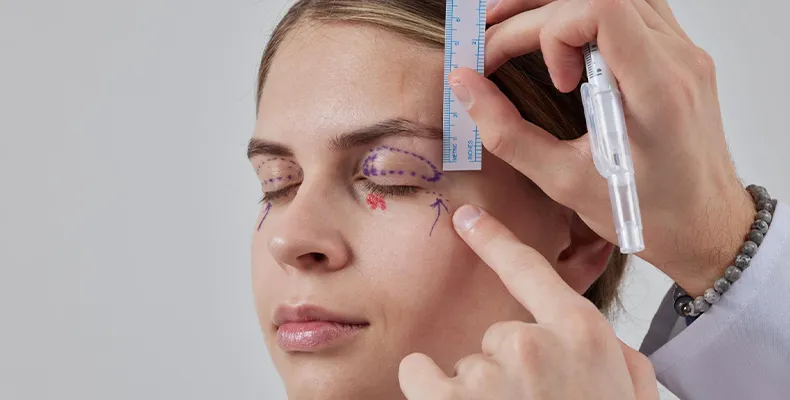 Baggy Eyelids Blepheroplasty Service Banner